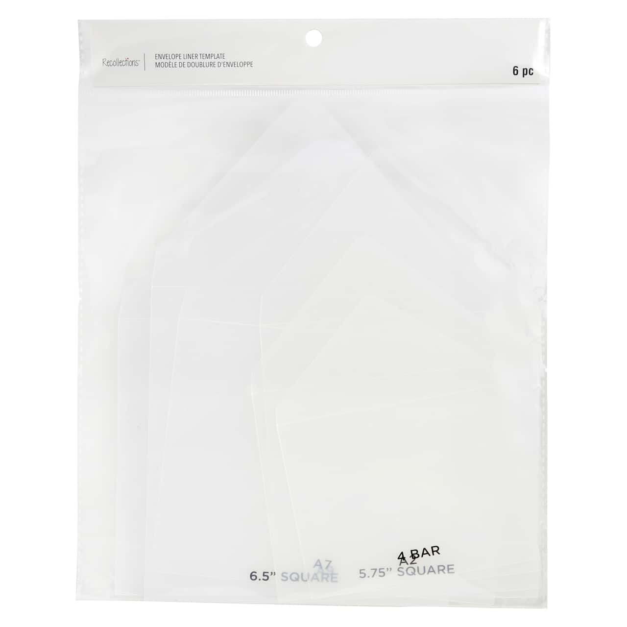 Envelope Liner Templates by Recollections™, 6ct.